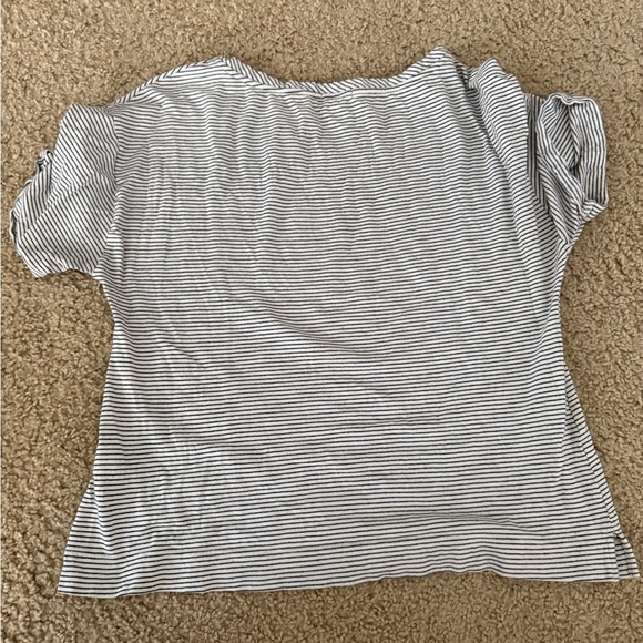 MOTHER Gray Boxy Short Sleeve T-Shirt - Picture 5 of 8